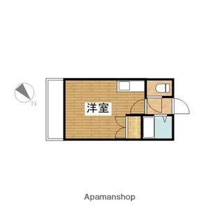 プレアール福工大前【4階】の間取り