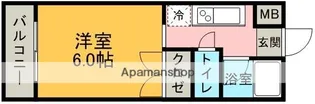 パシフィック多の津【4階】の間取り