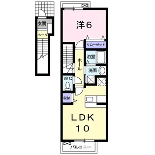 KEI HOUSE Ⅱ【2階】の間取り