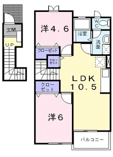 ヴィラシックⅡ【2階】の間取り