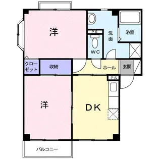 サニーコートC【2階】の間取り