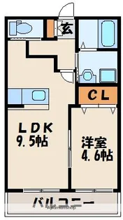 ファインフォレスタ夜臼【2階】の間取り