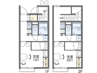 レオパレスOASISⅡ【112号室】の間取り