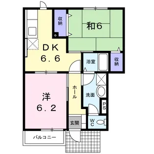 ガーデンハイム今古賀【1階】の間取り