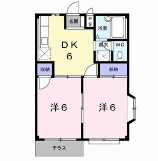 エルディム峯田【2階】の間取り