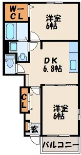 サンリット【1階】の間取り