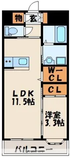 ブルーミント22【6階】の間取り
