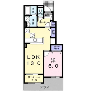 ディアグランデ【1階】の間取り