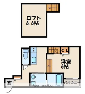 アルヴィータ花見の里【1階】の間取り