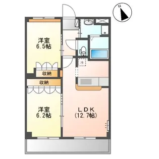 サンライズ ノアⅡ【2階】の間取り