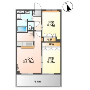 サンライズ ノアⅡ【1階】の間取り