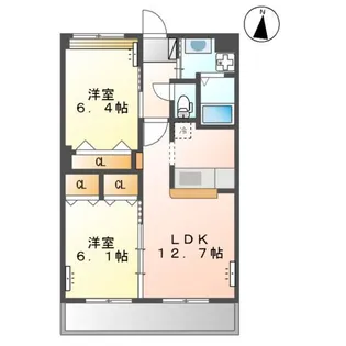 ICHI【206号室】の間取り