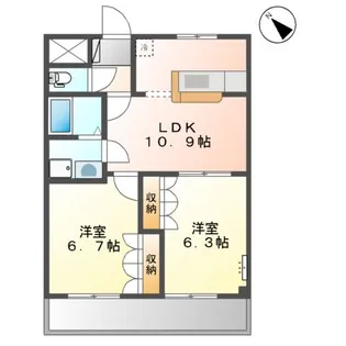 エンプレスHIRO【2階】の間取り