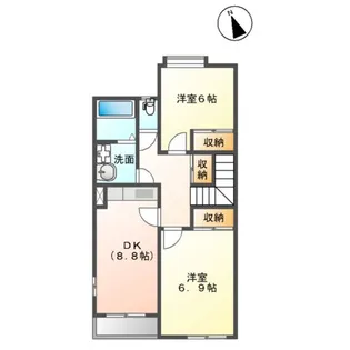 キャッスルリオ【2階】の間取り