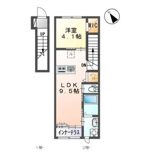 ラピュタⅢ【2階】の間取り