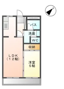 オードシェルⅡ【103号室】の間取り