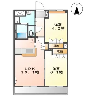 CENTURY椿B【2階】の間取り