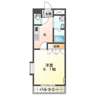 ミュール こが【1階】の間取り