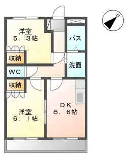 サンフィールド【2階】の間取り