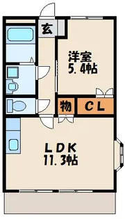 MAPLE TREE【2階】の間取り