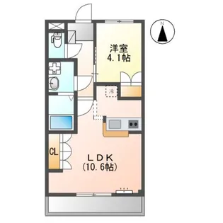 アイリスKOMODA【2階】の間取り
