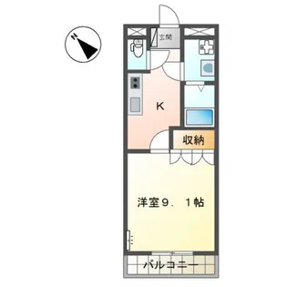アミュレット【205号室】の間取り