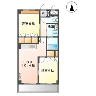 CRYSTAL MT【2階】の間取り