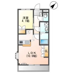 CASTLE・I【2階】の間取り