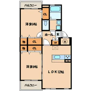 キャロットJ【1階】の間取り