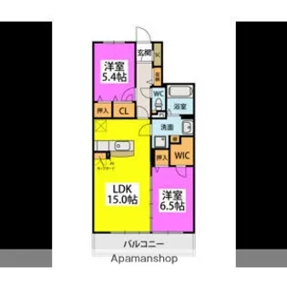 コノハナテラス【2階】の間取り