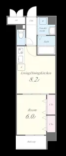 モントーレヒルズ舞松原【501号室】の間取り