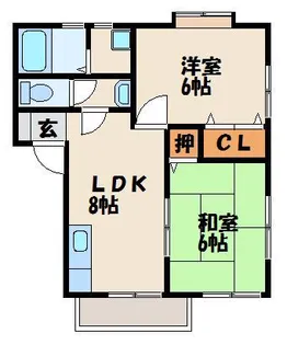 みゆきコーポ【2階】の間取り