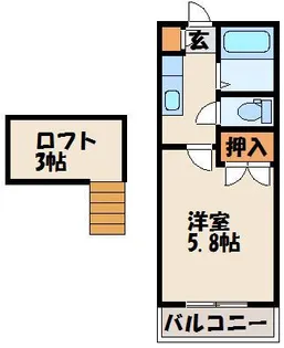 パロッセ綾【2階】の間取り