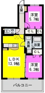 アルバ ヴィラ【3階】の間取り