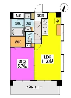 オータムレーベン【2階】の間取り