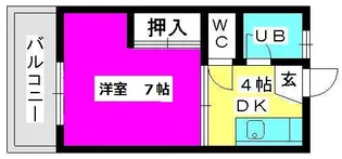 福岡県福岡市東区香椎駅東4丁目【マンション】の間取り