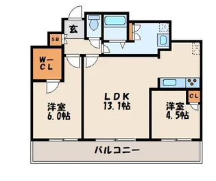 アイタワー【35階】の間取り