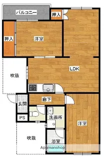 OAK HILLS10【2階】の間取り