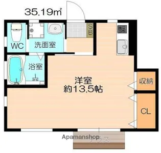 メゾン舞Ⅲ【1階】の間取り