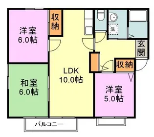 プレミールⅠ【2階】の間取り
