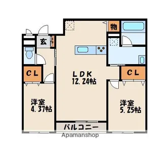 SPRIO【2階】の間取り