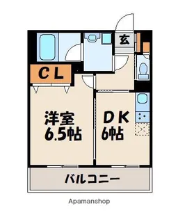 ミルキーウェイⅡ【8階】の間取り