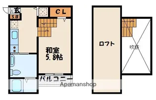 BAU HAUSE Ⅱ(バウハウスツー)【1階】の間取り