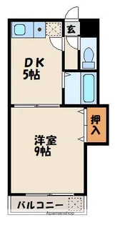フジコーポラスⅠ【1階】の間取り