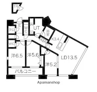 センターマークスタワー【20階】の間取り