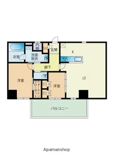 D・TERRACE千早【2階】の間取り