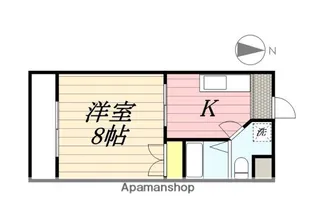プレアール教育大前Ⅱ【405号室】の間取り
