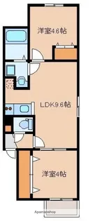 Walea Hale Wajiro【1階】の間取り