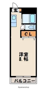 レントハウス香住ヶ丘ビル【3階】の間取り