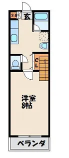 ジェニファーⅡ【2階】の間取り